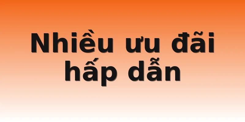 Nhiều ưu đãi hấp dẫn
