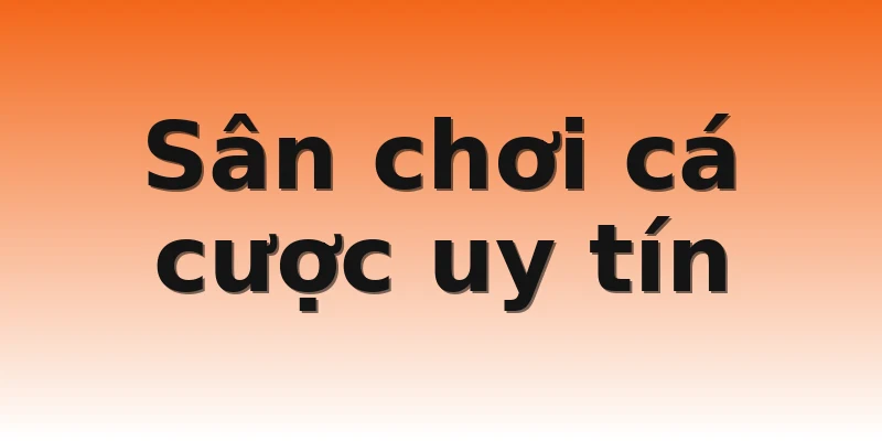 Sân chơi cá cược uy tín