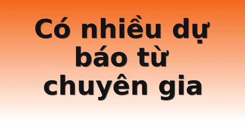 Có nhiều dự báo từ chuyên gia
