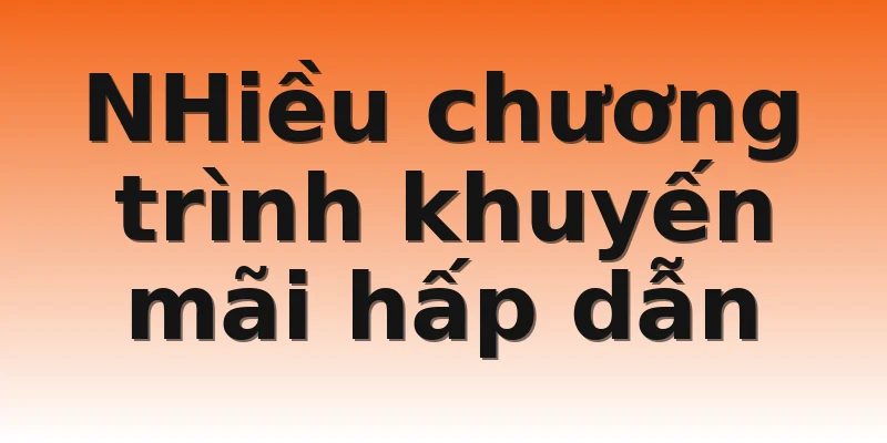 NHiều chương trình khuyến mãi hấp dẫn